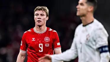 Le anotó a Portugal y festejó como Cristiano Ronaldo y ahora tres clubes ya quieren firmar a Rasmus Hojlund