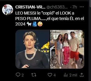 Lionel Messi vuelve a cambiar de peinado y ahora sorprendió a todos con este look