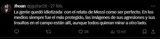 La dura acusación a Messi que acabaría con su imagen de humilde para siempre