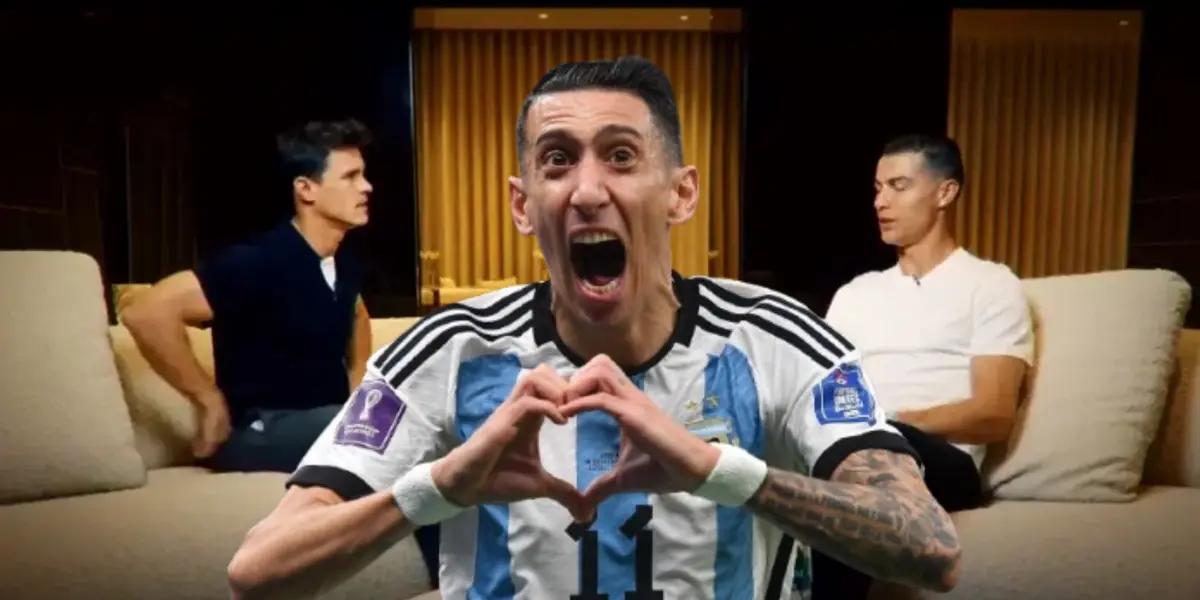 Lo que dijo Ángel Di Maria, sobre las palabras de Cristiano Ronaldo refiriéndose como el mejor