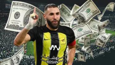 Los millones que Benzema factura en Arabia, por eso no se la pensó en irse del Real Madrid