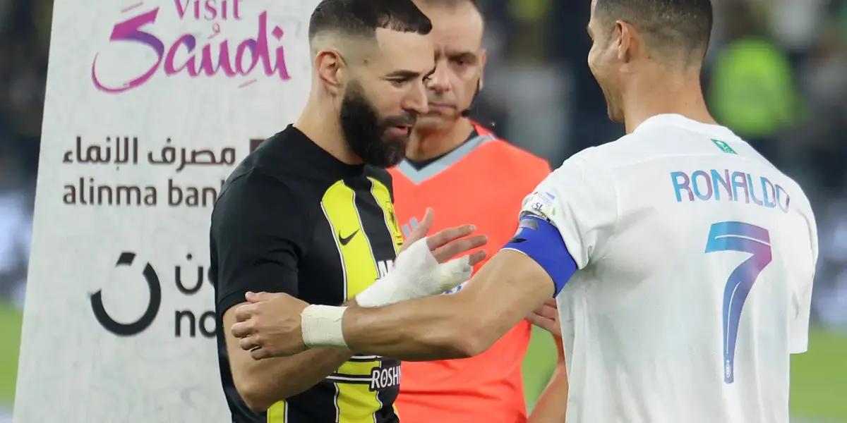 El nuevo pique que Benzema tendría con Cristiano Ronaldo, ahora en Arabia