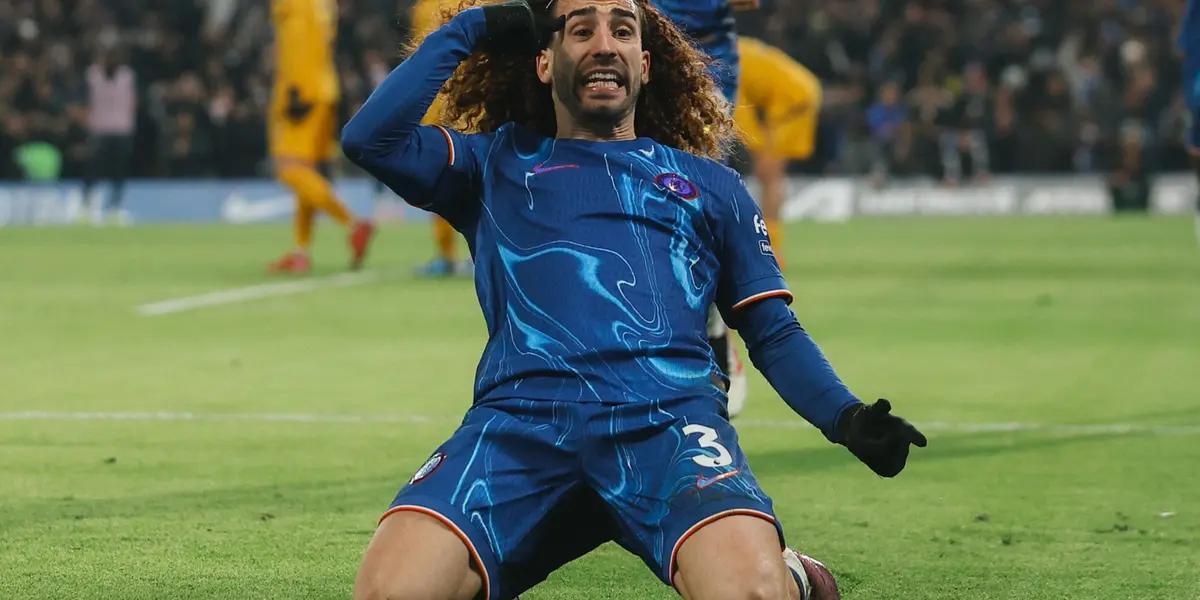 (Video) El sorpresivo gol de Marc Cucurella, el comodín en Chelsea que sigue sorprendiendo.