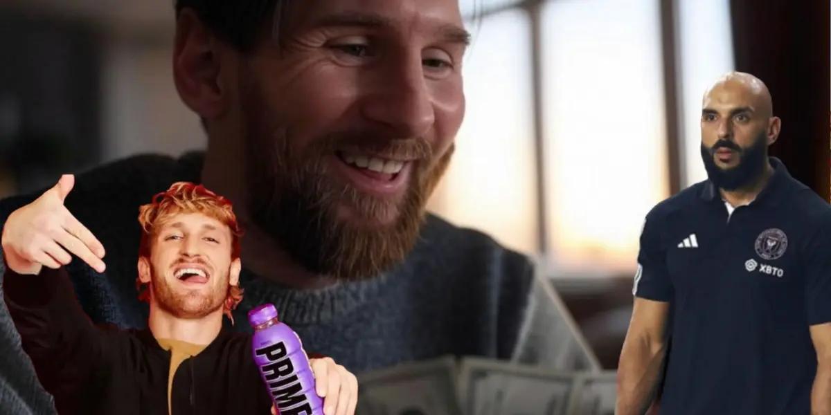 Los millones que ganaría Messi si pone a pelear a su guardaespaldas contra Logan Paul