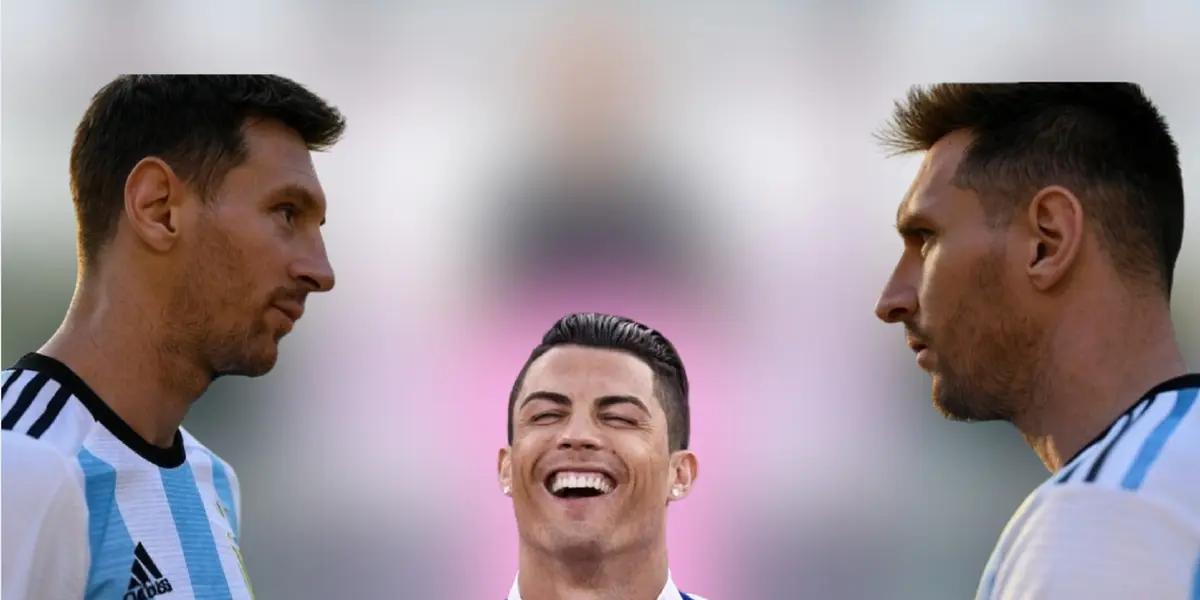 Al igual que Cristiano Ronaldo, Messi también tiene a su doble que lo imita en redes sociales