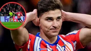 Julián Álvarez rompió el silencio y lo que dijo tras la eliminación del Atlético de Madrid que sorprendió a todo