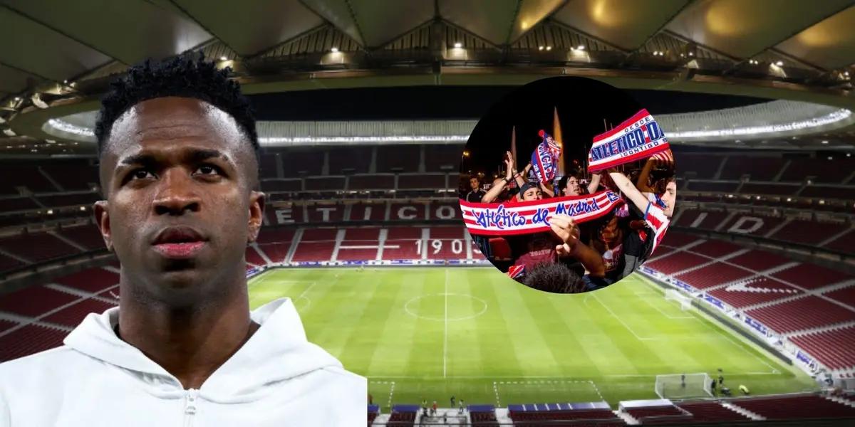 La reprobable actitud de Vinicius en contra de la afición del Atlético de Madrid