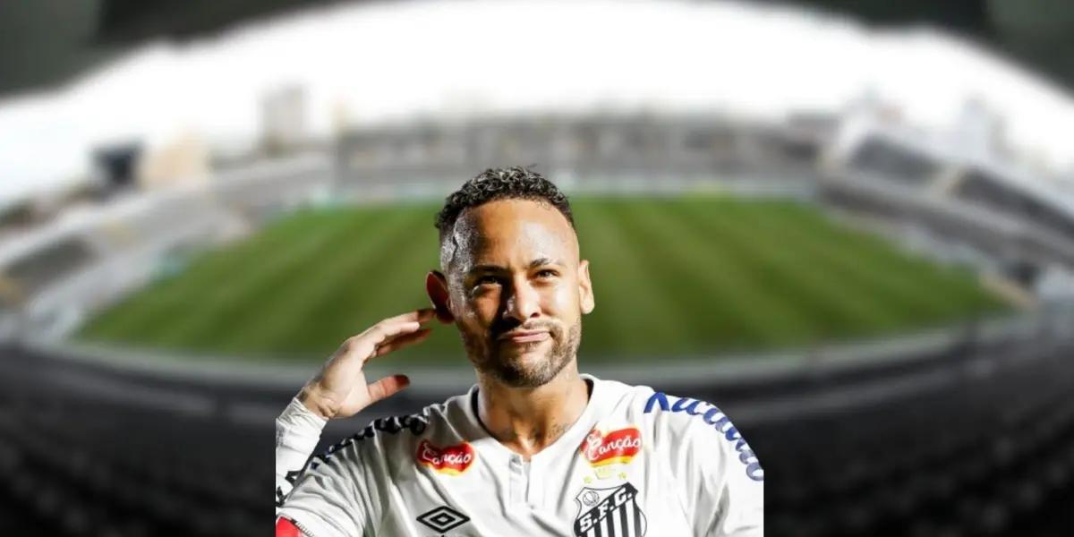 Neymar volvió a anotar golazo en Brasil y su festejo se volvió tendencia