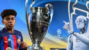 Lamine Yamal dice que Barcelona es favorito a ganar la Champions, pero lo que dice la IA sobre qué equipo será campeón