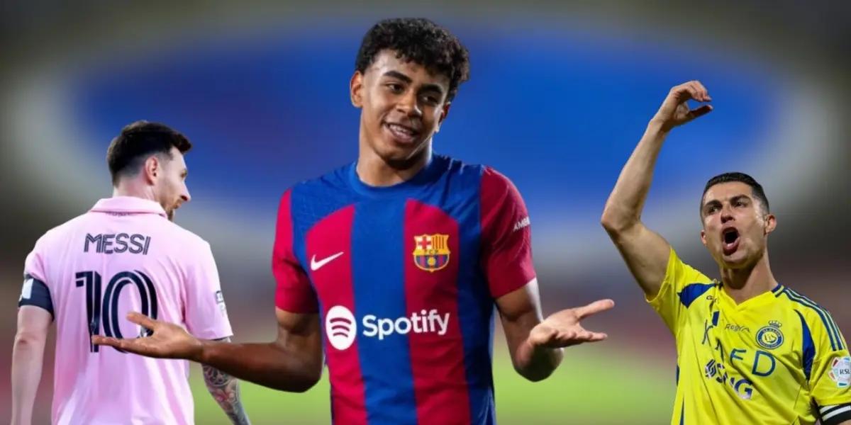 ¿Será mejor que ellos? El logro de Lamine Yamal alcanzó a los 17 años que ni Messi ni Cristiano