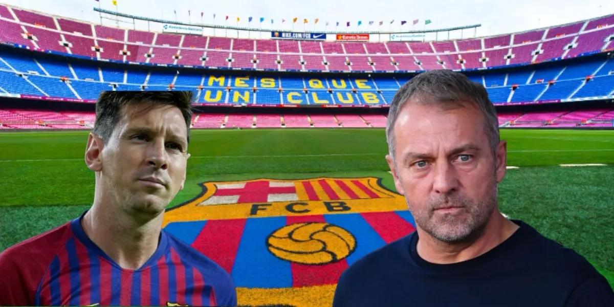 En Barcelona sueñan con el regreso de Messi, pero el fichaje que planea Hansi Flick