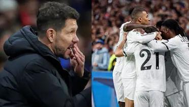 La burla a Cholo Simeone de un jugador del Real Madrid en pleno partido que no se vio en la transmisión