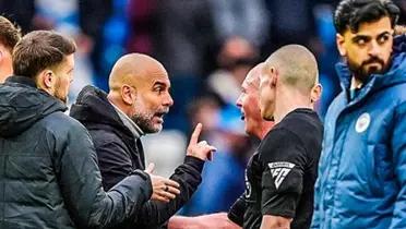 Guardiola y los árbitros, una relación llena de tensión y reclamos airados