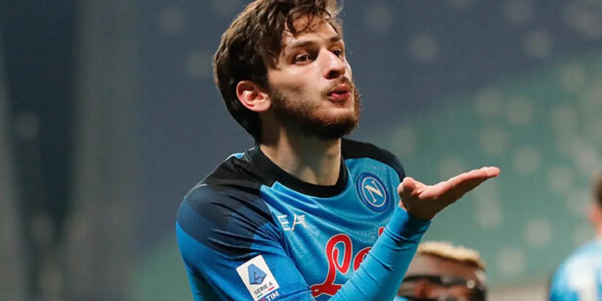 La última visita de Kvaratskhelia en Nápoles antes de irse con el PSG