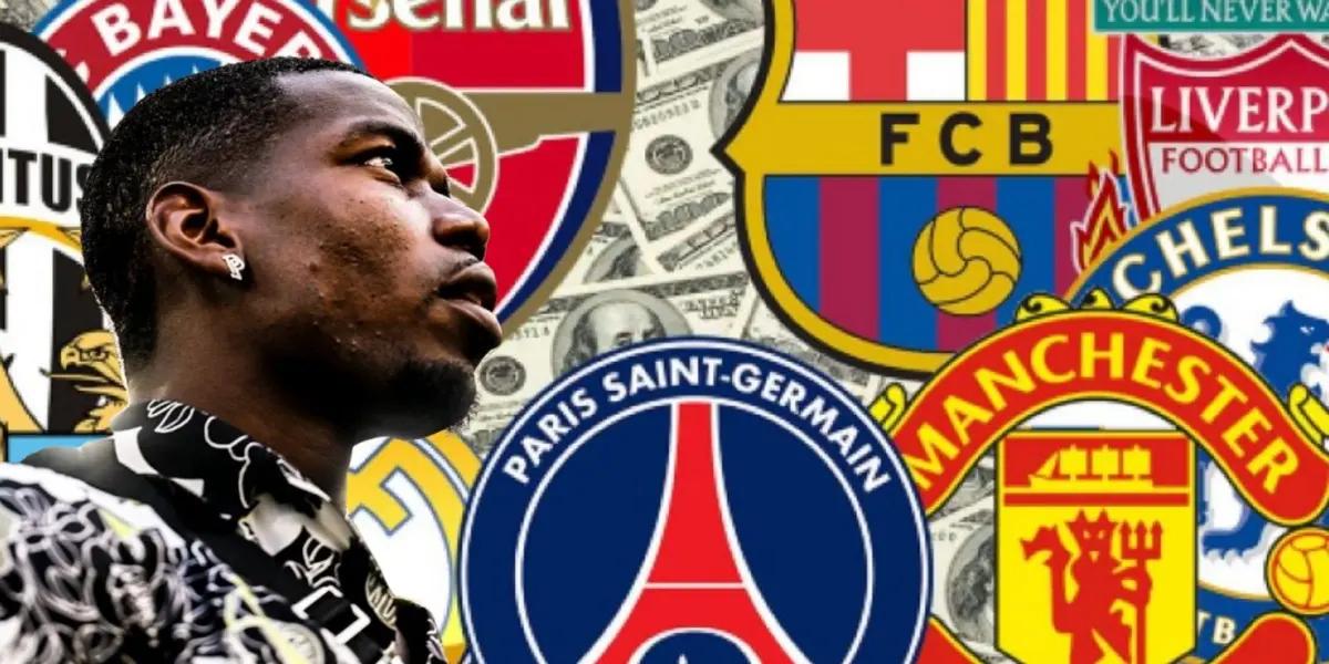 Paul Pogba ya puede volver a jugar y los cinco equipos que se pelean su fichaje