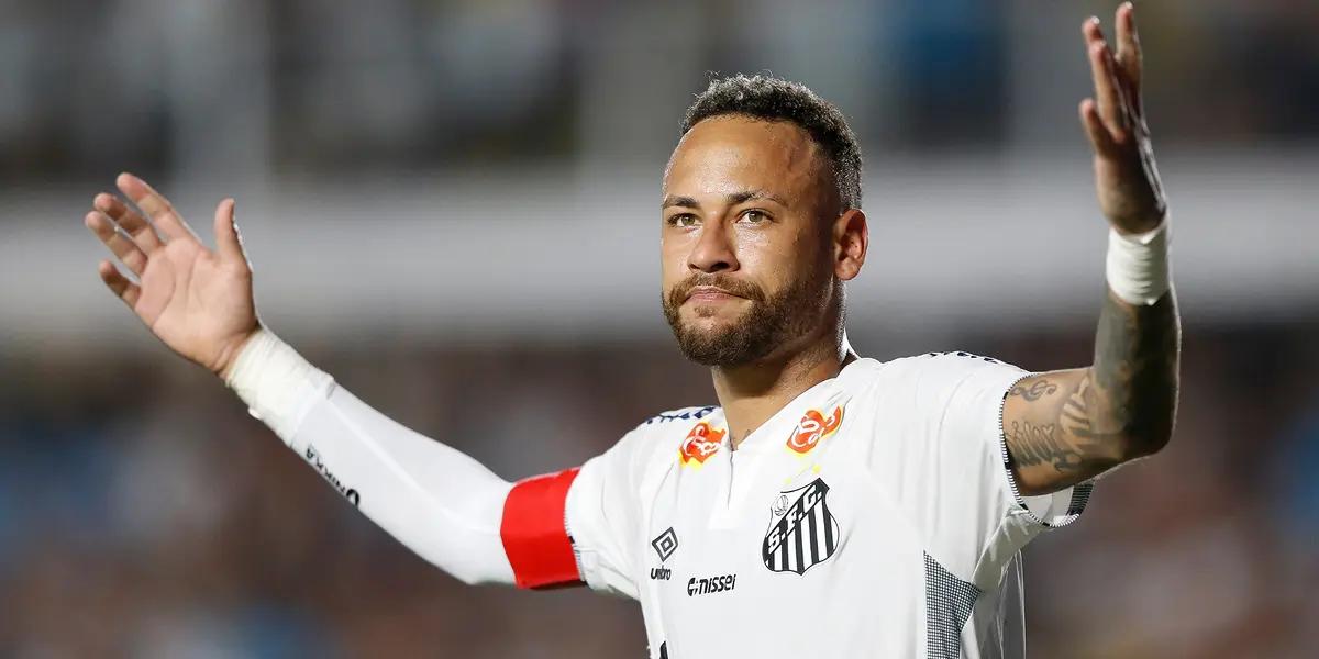 Recién lleva un gol y Neymar ya tiene su primera polémica fuerte en el Santos FC