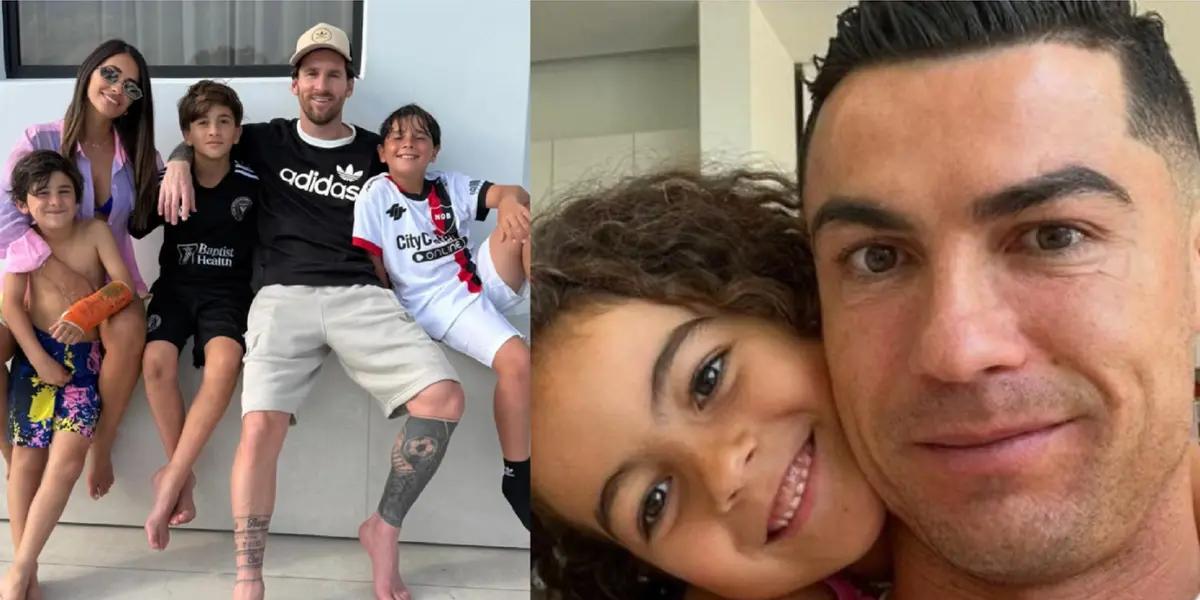 Mientras los hijos de Messi serían futbolistas, lo que Cristiano Ronaldo quiere que su hija se dedique