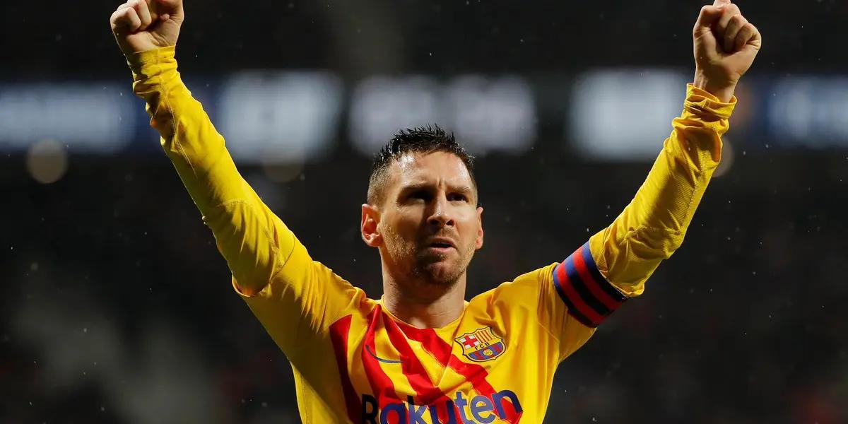 VIDEO | Messi pisando la playera del Barcelona, la imagen que le está dando la vuelta al mundo