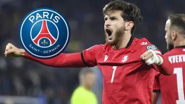 Esto es lo que pagaría el PSG por Khvicha Kvaratskhelia al Napoli