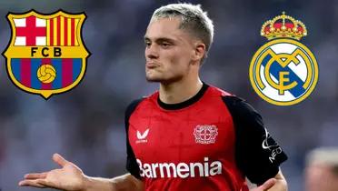 Ya escogió Florian Wirtz entre el Real Madrid y Barcelona, vale 100 millones