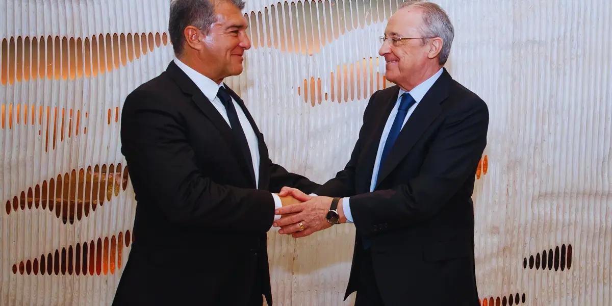 La charla entre Joan Laporta y Florentino Pérez al respecto de Dani Olmo