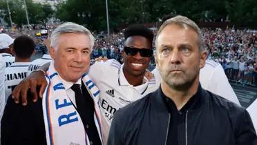 No se lo guardó Hansi Flick, ya dejó el dardo para Ancelotti en conferencia de prensa