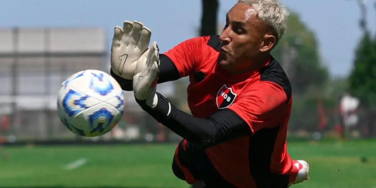 (VIDEO) Así recibió la hinchada de Newells Old Boys, a Keylor Navas en su debut
