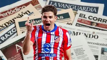 Lo que dice la prensa internacional sobre el golazo de Julián Álvarez al Real Madrid