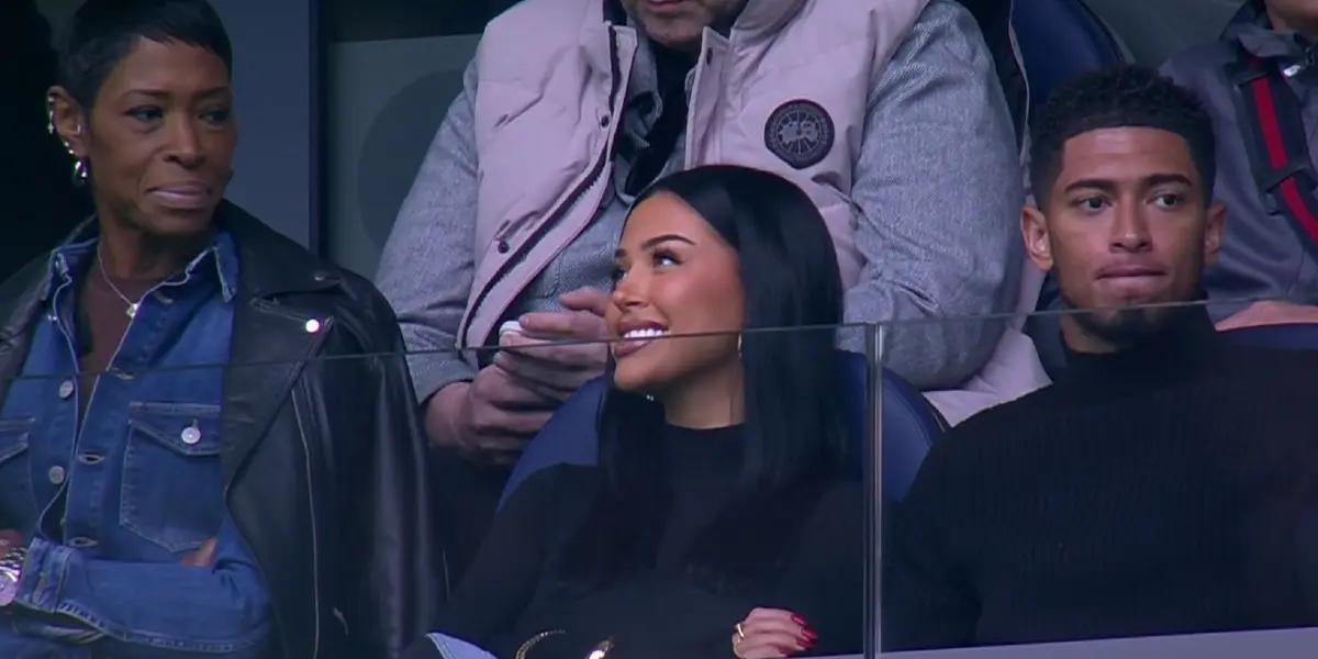 La hermosa novia de Belingham que se robó las miradas en el Bernabéu