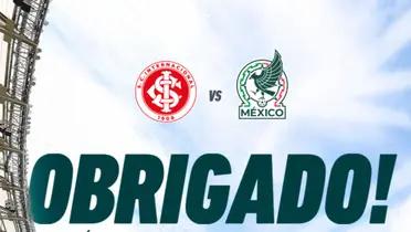 Horario y donde ver a la Selección mexicana vs. Inter de Porto Alegre