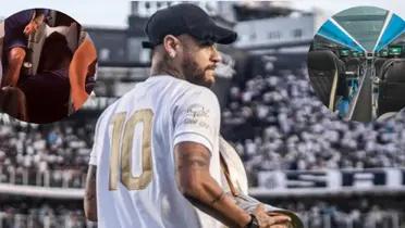 Mientras Neymar duerme en el pasillo del autobús en Brasil, el transporte de ultra lujo que tiene un equipo europeo