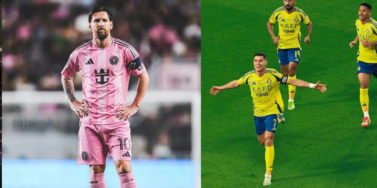 Mientras Messi hizo un golazo en Jamaica, el gol "regalado" de Cristiano Ronaldo en Arabia