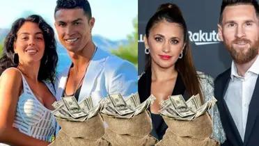 Las increíbles fortunas de Georgina Rodríguez y Antonela Rocuzzo, las parejas de Cristiano y Messi