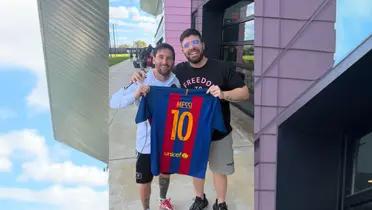 El sueño de todos, lo consiguió La Cobra: un encuentro especial con Messi