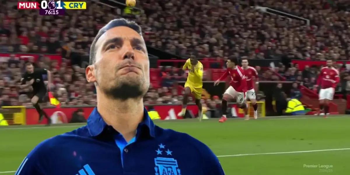 Balde de agua fría para Scaloni desde Manchester, perdería a esta figura