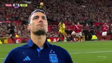 Balde de agua fría para Scaloni desde Manchester, perdería a esta figura