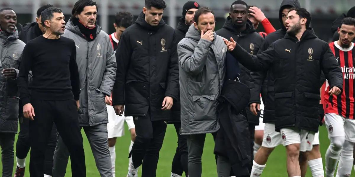 Tensión en Milán: DT y jugador protagonizan pelea tras victoria