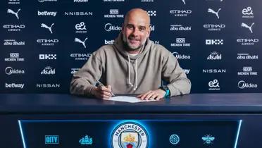 A pesar de que renovó Pep Guardiola con el Manchester City, la decisión que se tomaría