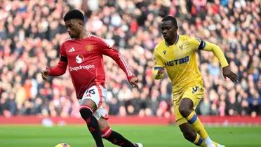 La figura que el Manchester United habría perdido durante el juego vs Crystal Palace