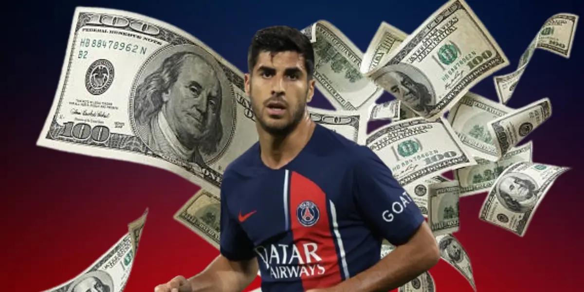 Los millones que tuvo que dejar Asensio en PSG, para llegar al Aston Villa