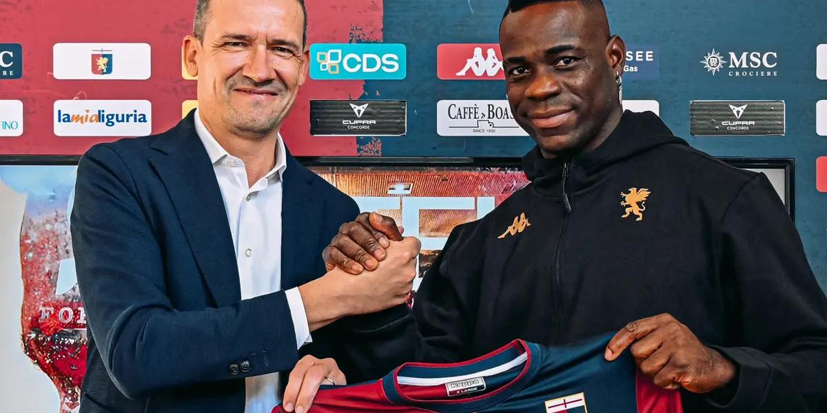 Mario Balotelli se va del Génova, lo que vale es una ganga para cualquier otro club de Europa