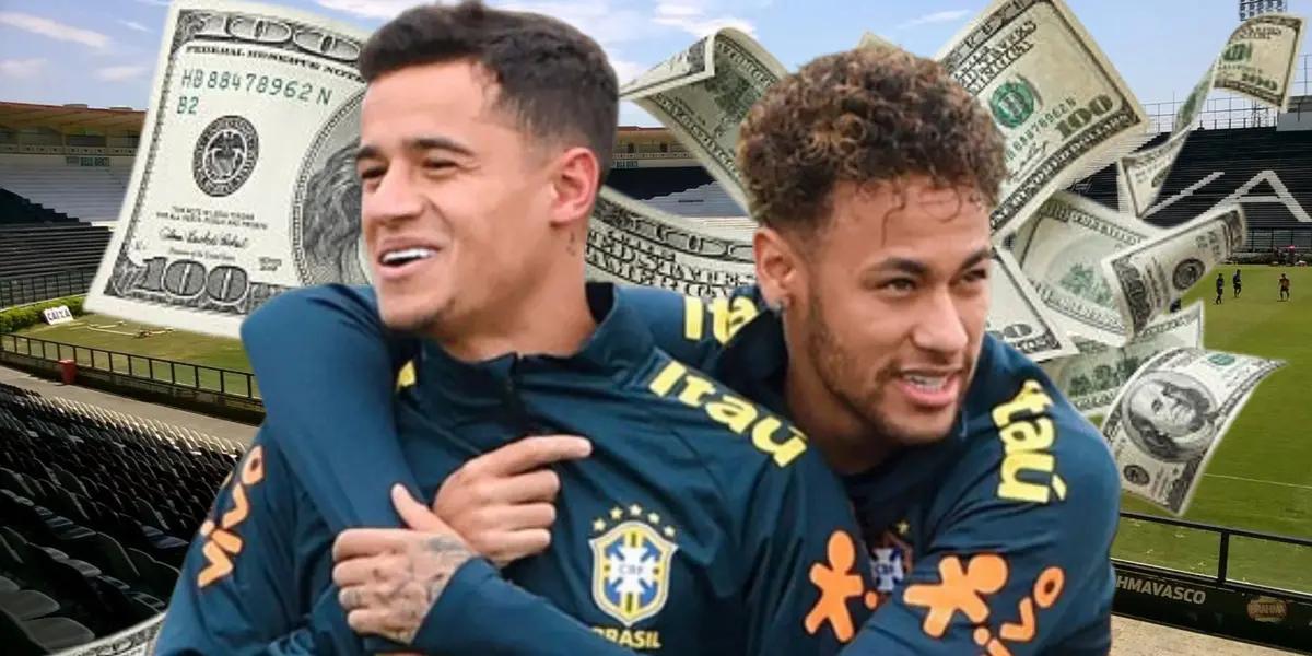 Duelo de billetazos, ¿Quién estaría ganando más en Brasil entre Coutinho y Neymar?