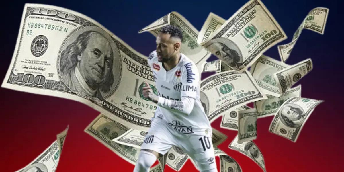 No sería Neymar el del salario más alto, el jugador que gana más en la liga brasileña