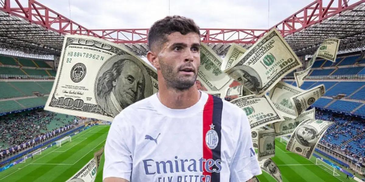 Después de la temporada de Pulisic con el Milan, los millones que hoy vale el norteamericano