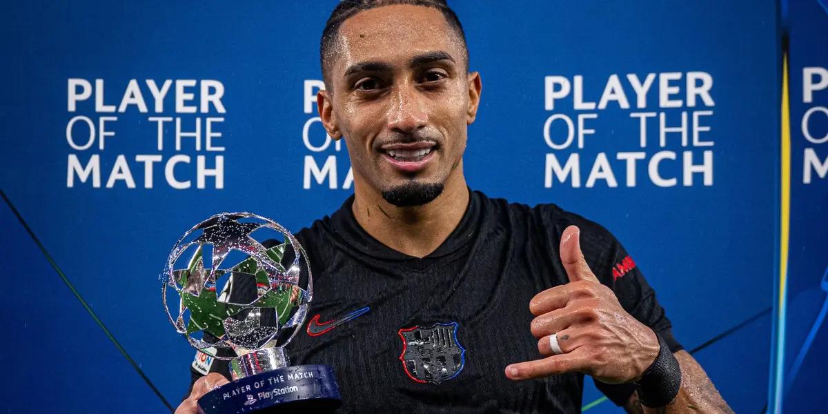 Raphinha, víctima de ataques racistas tras ser el héroe del Barcelona: Así lo reveló su esposa