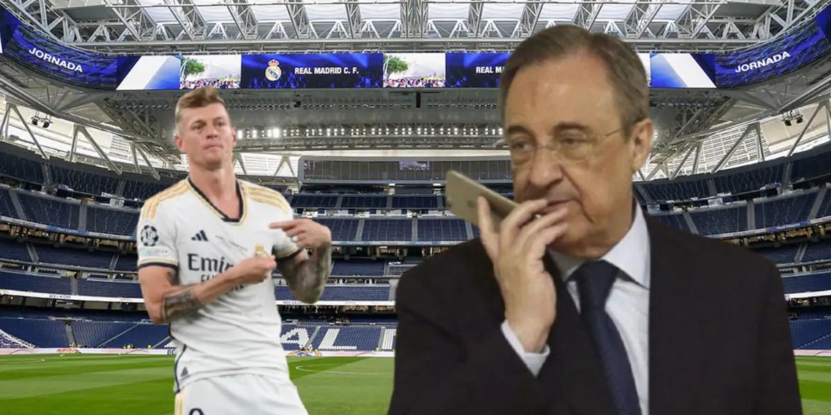¿Toni Kroos volvería del retiro? El plan que tendría Florentino Pérez con el Real Madrid
