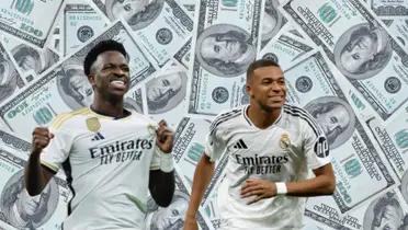 Por eso Vinicius no aguanta a Mbappé, la enorme diferencia salarial, entre ambos