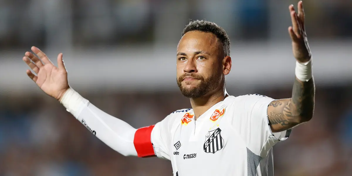 Recién lleva un gol y Neymar ya tiene su primera polémica fuerte en el Santos FC 